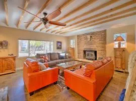 Patio and Fenced Yard Cozy Payson Cabin Retreat