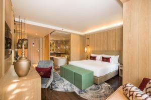 Voodi või voodid majutusasutuse Divalux Resort & Spa Bangkok, Suvarnabhumi Airport-Free Shuttle toas