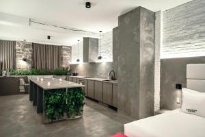Dapur atau dapur kecil di David Hotel