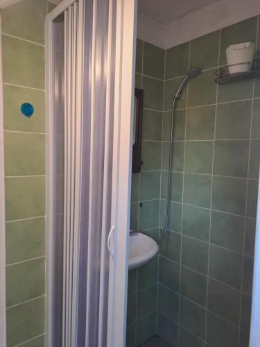 Koupelna v ubytování Podkrovní apartmán