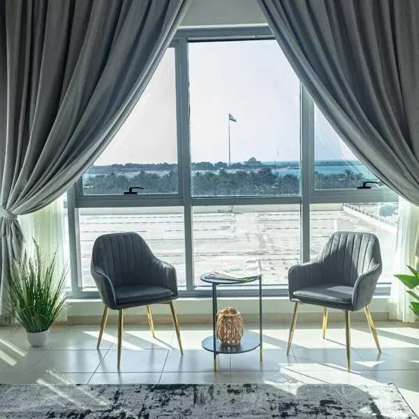 Super 2 Bedroom Sea View, hotell sihtkohas Abu Dhabi
