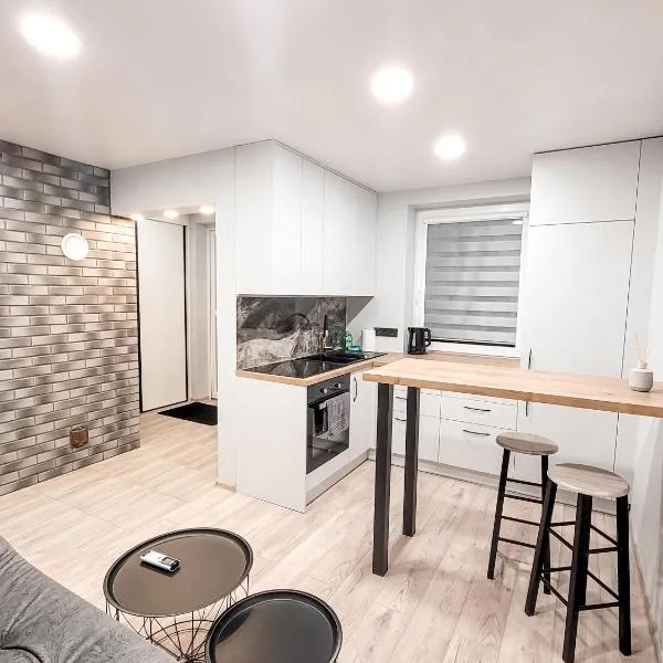 Butas ant ežero kranto, viešbutis mieste Telšiai