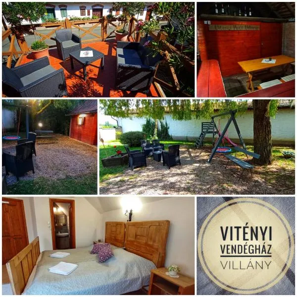 Vitényi Pince Vendégház, hotel Villányon
