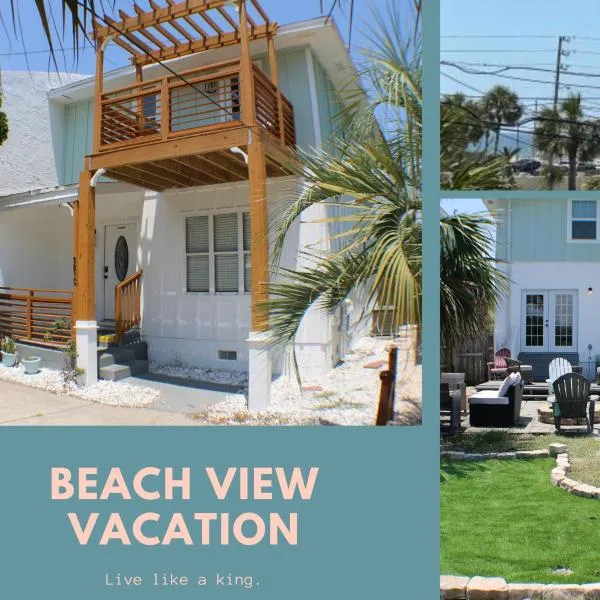 OceanView Oasis - Relax with Hot Tub, Breakfast, Fire Pit & Putting Green!, hotel in Panama City Beach